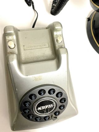 Vintage United States Telephone Company Model Rotary Dial,  Metropolis phone, 3