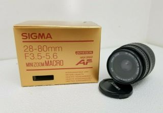 Sigma Mini Zoom Macro Ii Aspherical 28 - 80mm F/3.  5 - 5.  6 Aspherical Pentax Af