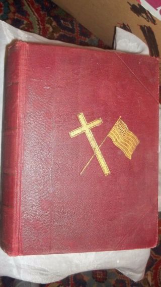Vintage Cross And Flag True History Of United States Church And Country I