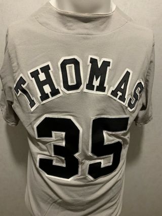 Vintage Chicago White Sox Frank Thomas Mens Majestic Baseball Jersey Large L 2
