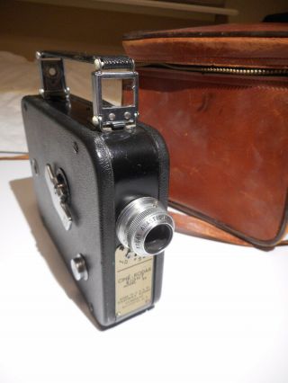 Cool Vintage Eastman Kodak Cine - Kodak Eight Model 25 Movie Video Camera,  Case