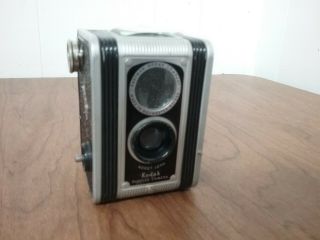 Antique Vtg Kodak Duaflex 620 Film Camera W/ Kodet Lens Usa