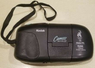 Kodak Cameo Motor Ex 35mm Film Point And Shoot Black Camera