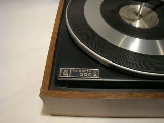 Vintage BSR McDonald 500A Automatic Record Player Turntable,  But No Sound 2