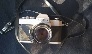 Vintage Yashica Fx - 2 Film Camera Body 50mm Lens