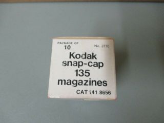 Vintage Kodak Snap - Cap 135 Box Of 10 Magazines