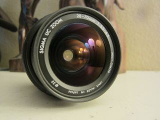 Sigma Uc Zoom 28 - 70mm 1:1.  3.  5 - 4.  5 Multi Coated Fd Lens For Canon