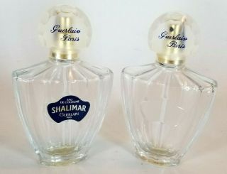 Guerlain Paris Shalimar Eau De Cologne Spray Bottles - - Empty