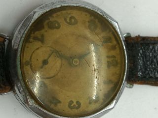 Vintage Military Style Mens Wrist Watch Not
