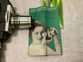 Vintage Keystone Americana 8mm Movie Camera Model 774 & case 3