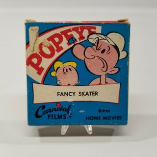 Vintage Carnival Films Popeye " Fancy Skater " 8mm Home Movie