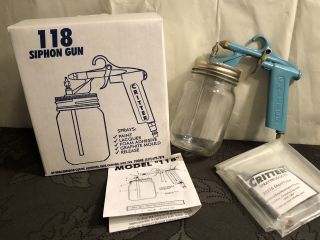 Vintage Critter Spray Products 118 Siphon Gun With Box