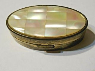 Vintage Max Factor Lipstick Case Holder Made In England Gold Tone Compact