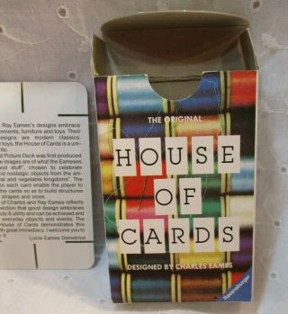 Vintage 1986 The House Of Cards Designed By Charles Eames 1986 Moma,  Ny