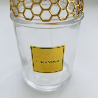 Guerlain Collectible Empty Perfume Bottle with Embossed Bee and Honeycomb Detail 2