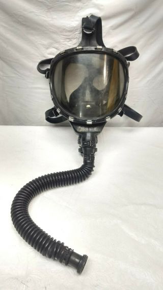 Vintage Scott Full Face Respirator Mask Military Police Firefighter Ppe