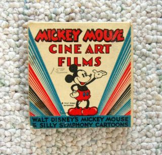 Mickey Mouse Cine Art Films - 921 - A - Mickey & Pluto - The Heroes - W/ Box