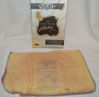 Vintage Shino Polishing Cloth W Box 1940s By Pioneer