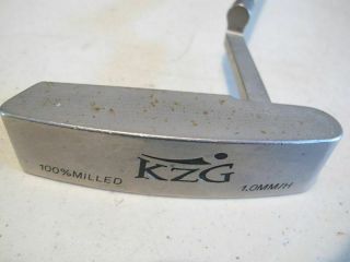 Vintage Golf Club Kzg 100 Milled 1.  0mm/h Unmarked Steel Shaft,  No Grip (34.  75 ")