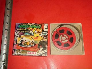 Jc337 Vintage 1963 Terrytoons Mighty Mouse Frankensteins Cat 8mm Home Movie