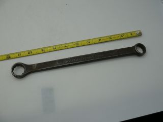 Vintage 11 1/2 " Plomb Plvmb 7/8 X 3/4 Double Box End Wrench 1139 Usa
