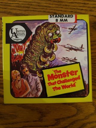The Monster That Challenged The World 8mm 1967 Vintage Film.  Nib.  Rare
