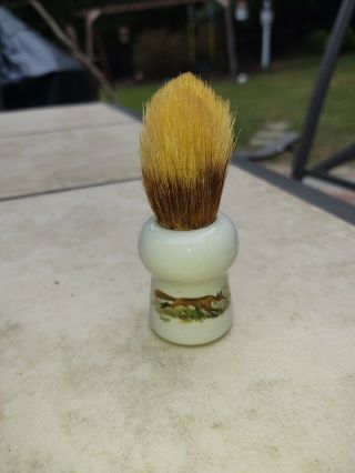 Vintage Rooney " Fox Run " English Porcelain Shave Brush.