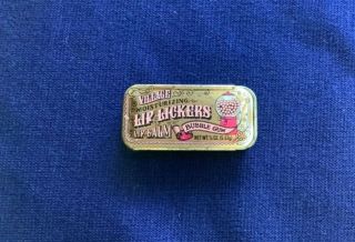 Vintage Village Lip Lickers Lip Balm Bubble Gum Tin