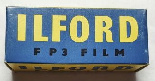 Vintage Ilford Fp3 120 Film 1963 In