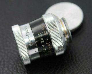 Kern Paillard Yvar 1:2.  5 f=12.  5mm Bolex B8 Film Camera Lens 2