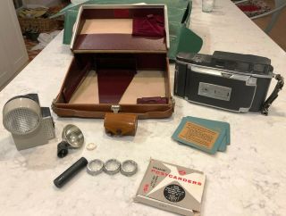 Vintage Polaroid 900 Electric Eye Land Camera With Accessories Parts Repair