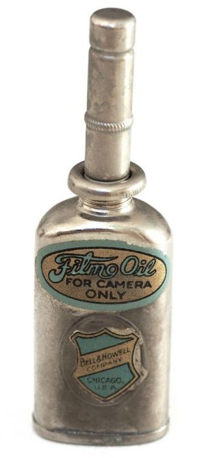 Miniature Metal Oil Can For Bell & Howell Filmo Movie Cameras