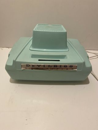Vintage Devilbiss Turquoise Humidifier 2 Gallon With Box