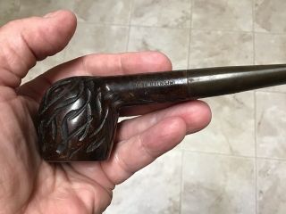 Vintage Dr.  Grabow Grand Duke Imported Briar Tobacco Smoking Pipe.  Carved Bowl.