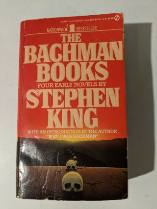 Vintage Stephen King The Bachman Books Omnibus Paperback 1st Signet Printing 