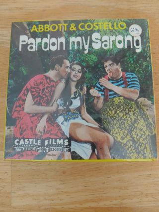Pardon My Sarong With Abbott & Costello 8 B&w Film.