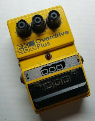 Vintage Dod Fx50 B Overdrive Plus Guitar Effects Pedal