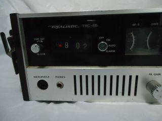 Vintage Realistic TRC - 55 23 Ch.  CB Transceiver Base STRICTLY for Part/Repair 3