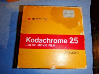 Kodak Kodachrome Movie 25 Film Color Movie Film 100ft 16 Mm Roll Km 449