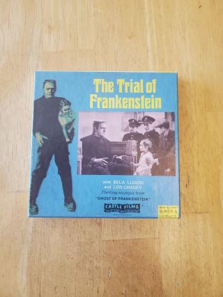 Castle Films The Trial Of Frankenstein No.  1068 8mm Never Viewed