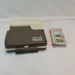 Vintage 1987 Talking Whiz - Kid Vtech Educational Computer With Cards