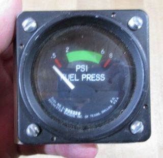 Vintage Rochester Psi Fuel Pressure Gauge Instrument 5 - 90532 D G86