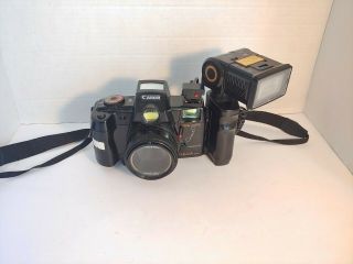 Vintage Canon Camera Ss Motordrive 50mm Focus Optical Lens 1:6.  3
