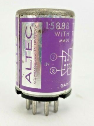 Vintage Altec 1588a Transistor Preamplifier Input Transformer Tube Audio