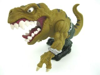 Vtg Extreme Dinosaurs Street Shark T - Bone T - Rex Tyrannosaurus Figure Mattel 1996