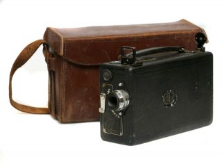 Kodak Cine Model B Iii 16mm Cine Camera.  With Case.  25mm F1.  9 Lens