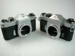 Two Pentax Spotmatic Camera Bodies