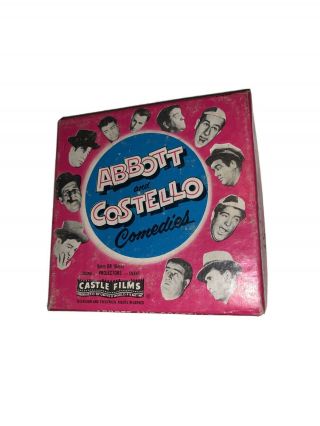Abbott & Costello Midget Car Maniacs Castle Films 8 8mm Blk/white 818