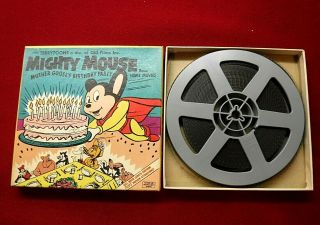 VTG KEN Films MIGHTY MOUSE Cartoon 8MM TERRYTOONS Movie 219 Mother Goose Party 2