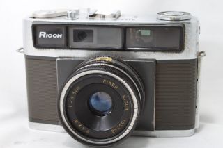 Vintage Ricoh 300 S Rangefinder Film Camera W/1:2.  8 45mm Lens W002a